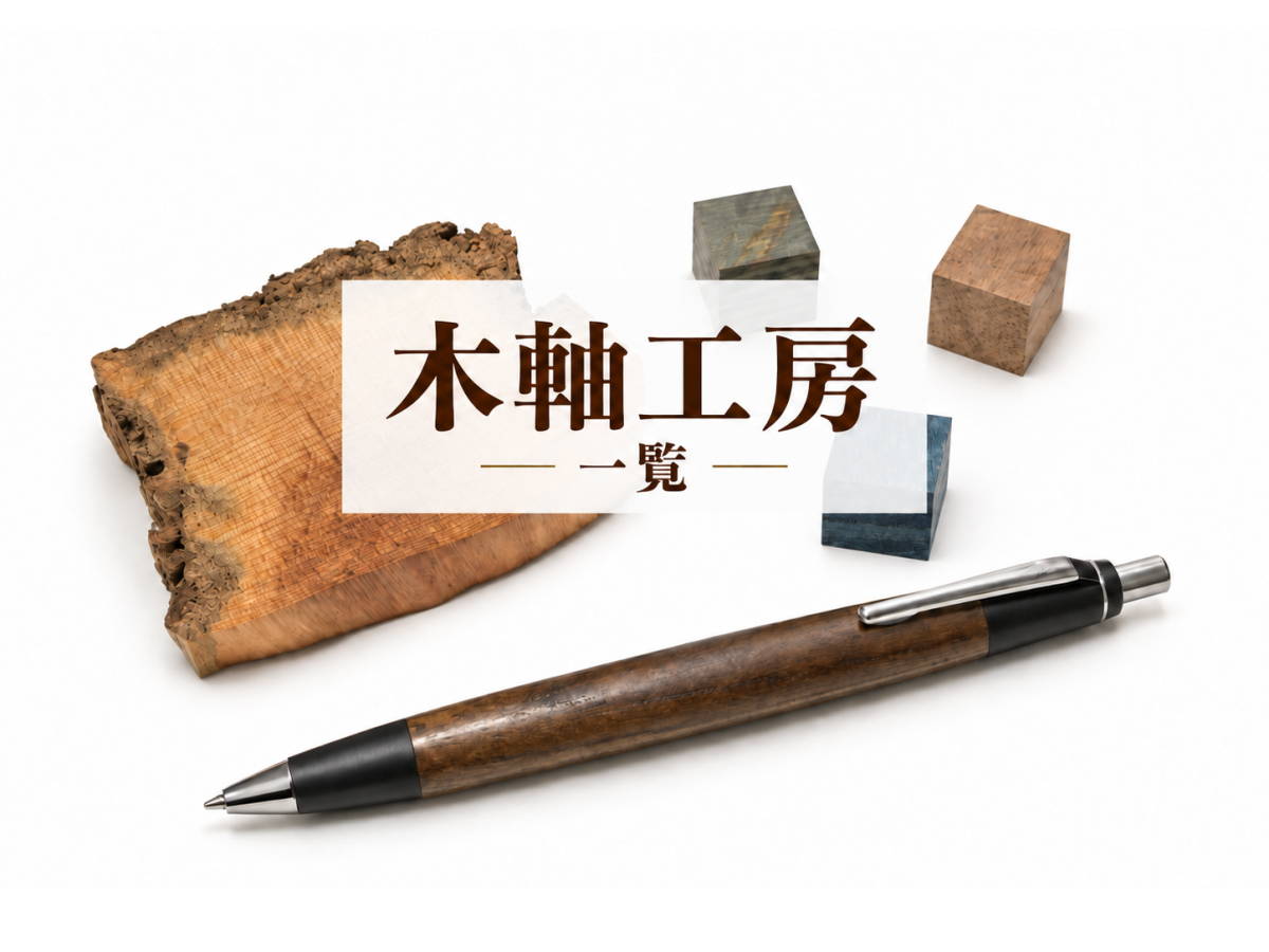 まとめ｜木軸 筆記具 ブランド（工房・メーカー）一覧｜木軸シャープペン（シャーペン）・木軸ボールペン